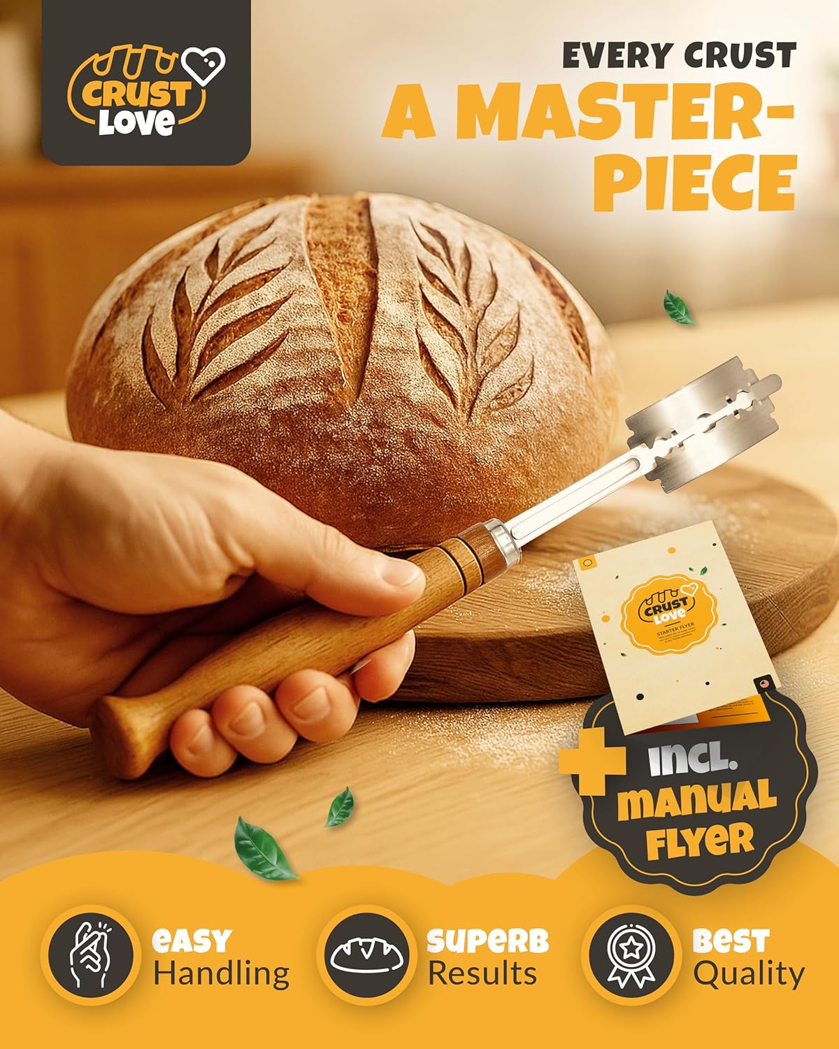 2pcs Set Bread Lame with 5 Blades