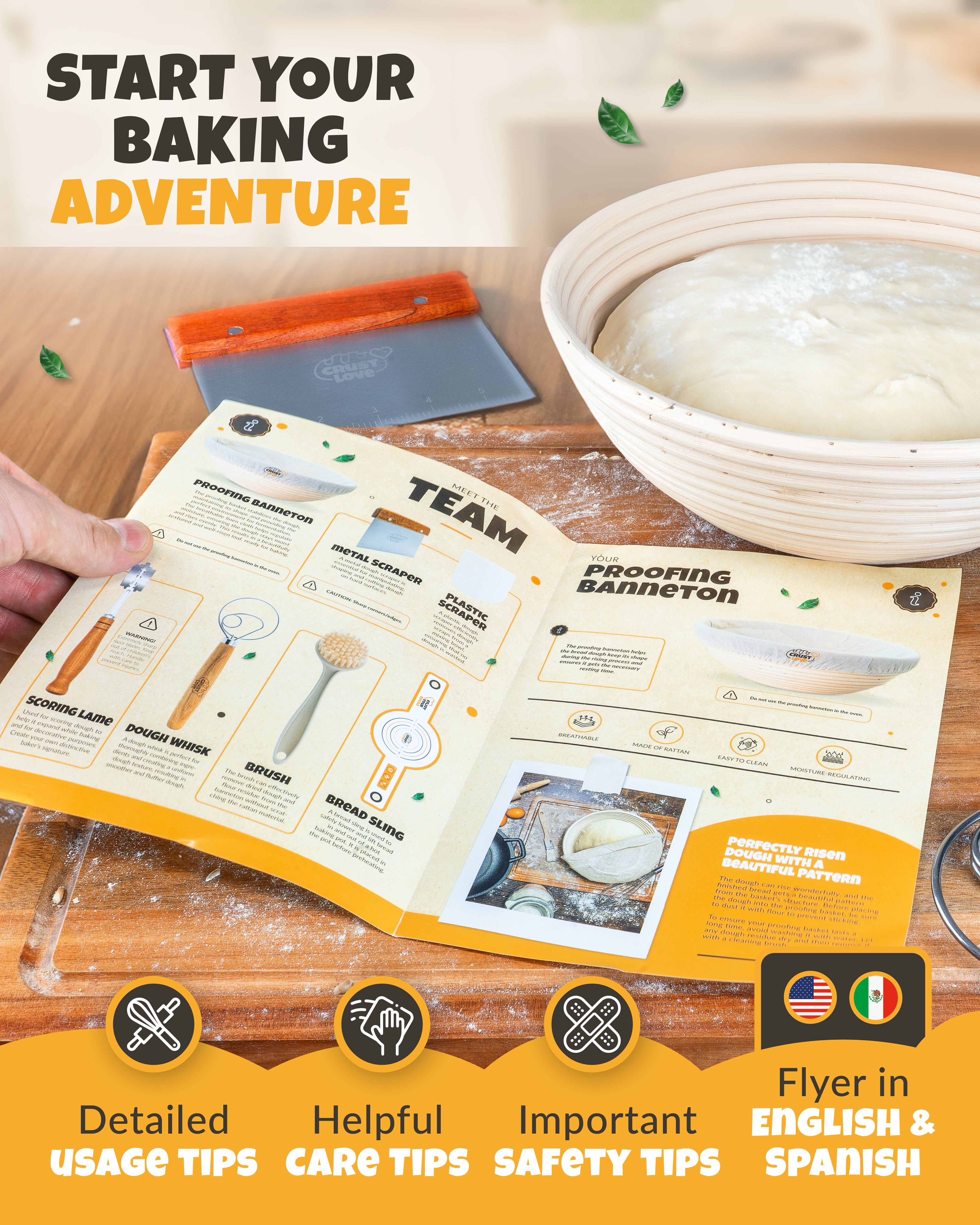Bread Baking Tool Set – 7-Piece Premium Edition