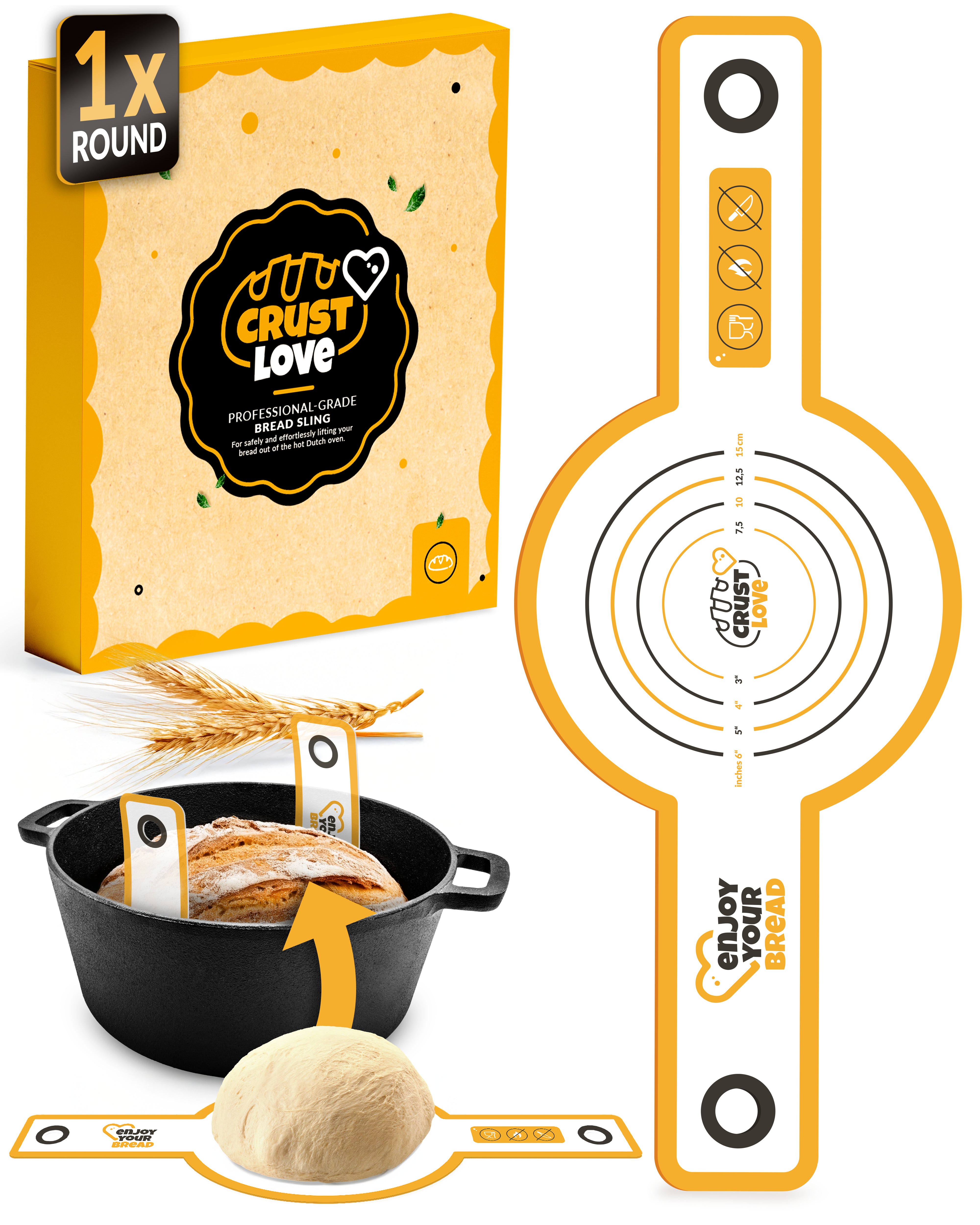 Bread Sling – Round – 8”