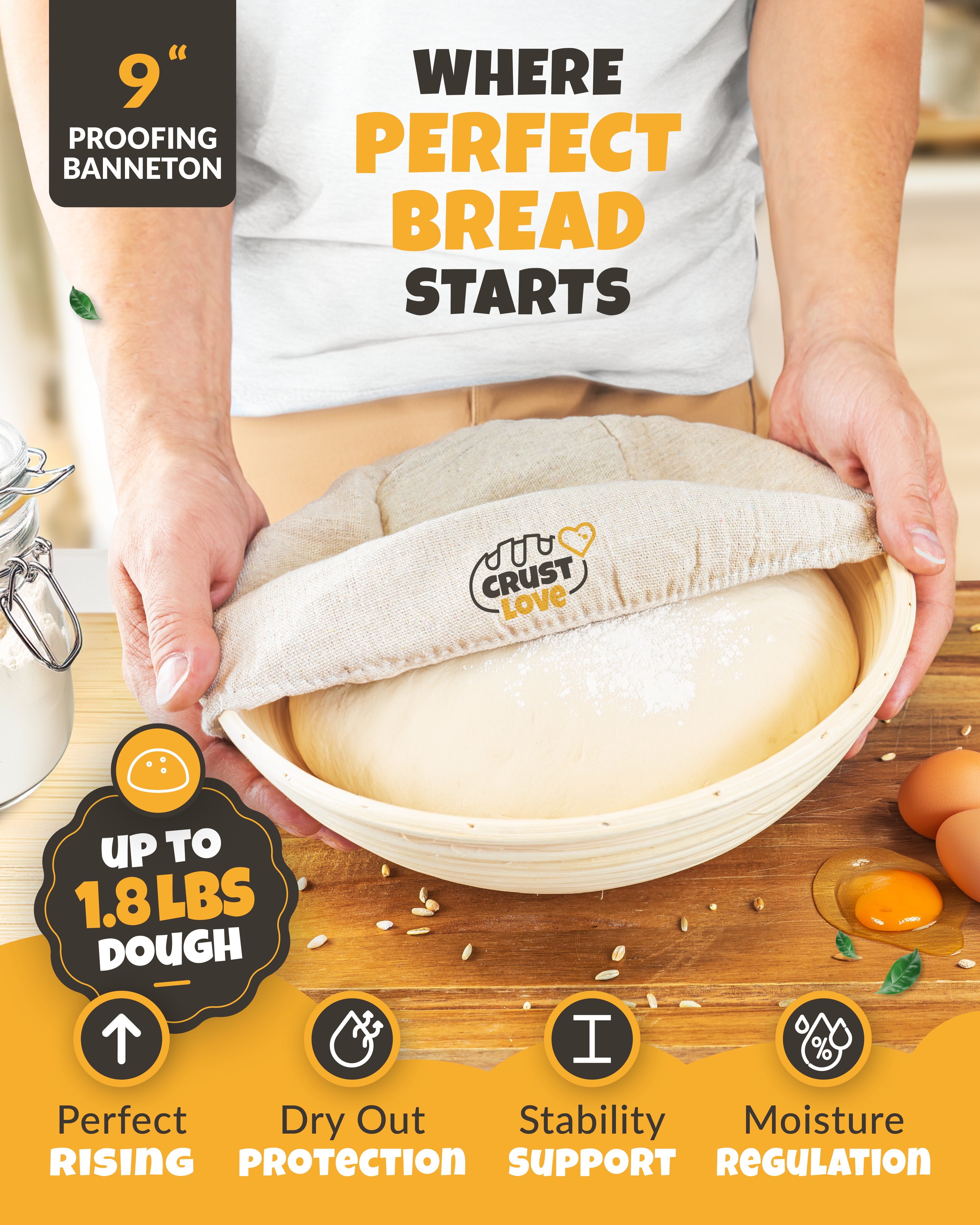 5QT Enamel Dutch Oven Baking Set – White Finish