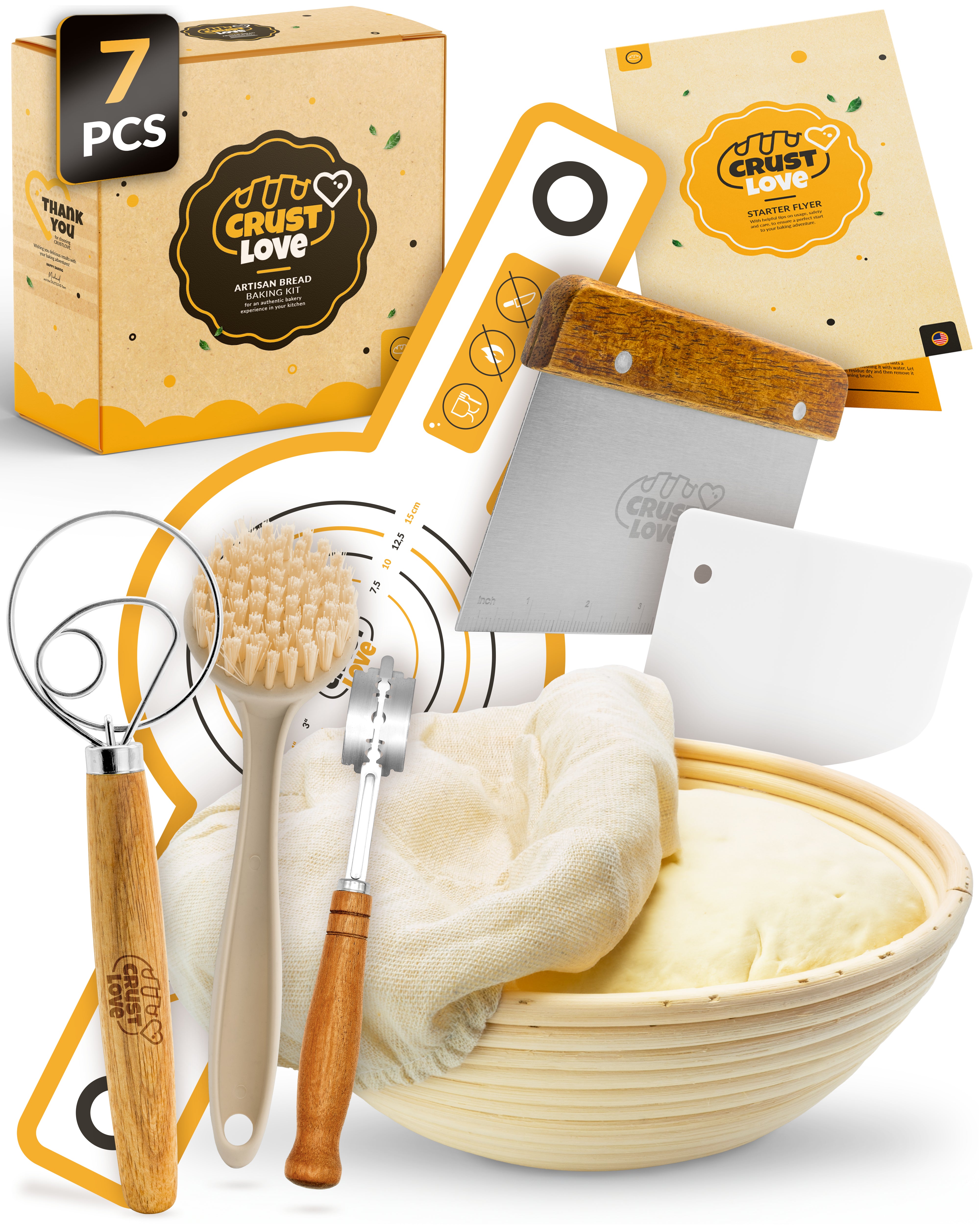 Bread Baking Tool Set – 7-Piece Premium Edition